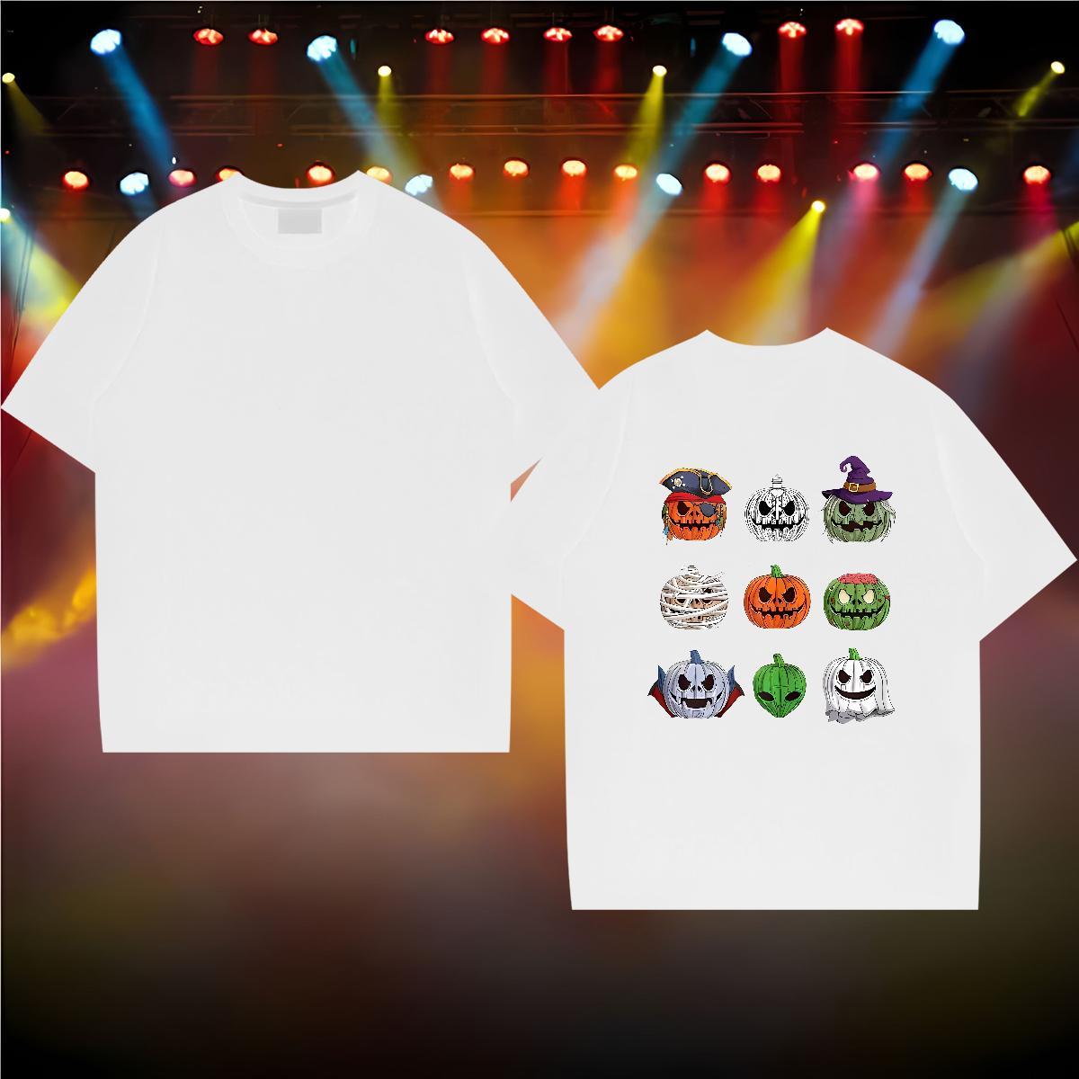 DIY T Shirt For Man 100% Cotton 230g pumpkin Street Clothes Short Sleeve Soft Popular Men Clothes T-Shirt Graphic