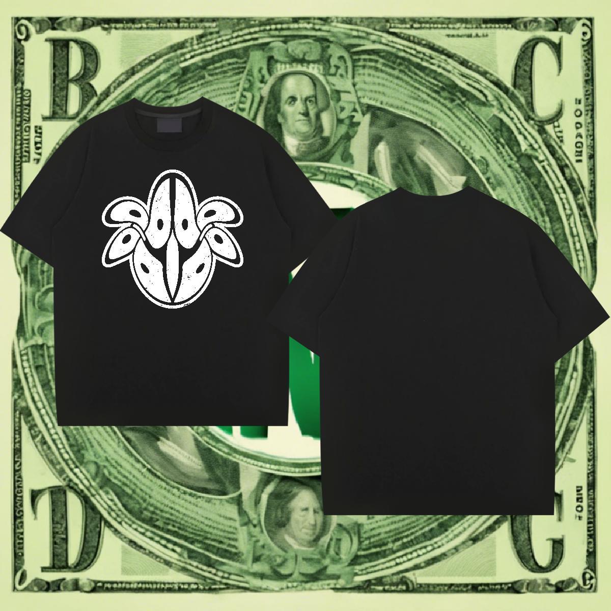 Classic Men Tops Tees 230g Cotton Street wear Hip Hop fish Custom Cartoon Breathable Short Sleeve Factory Direct Man T Shirts Wear