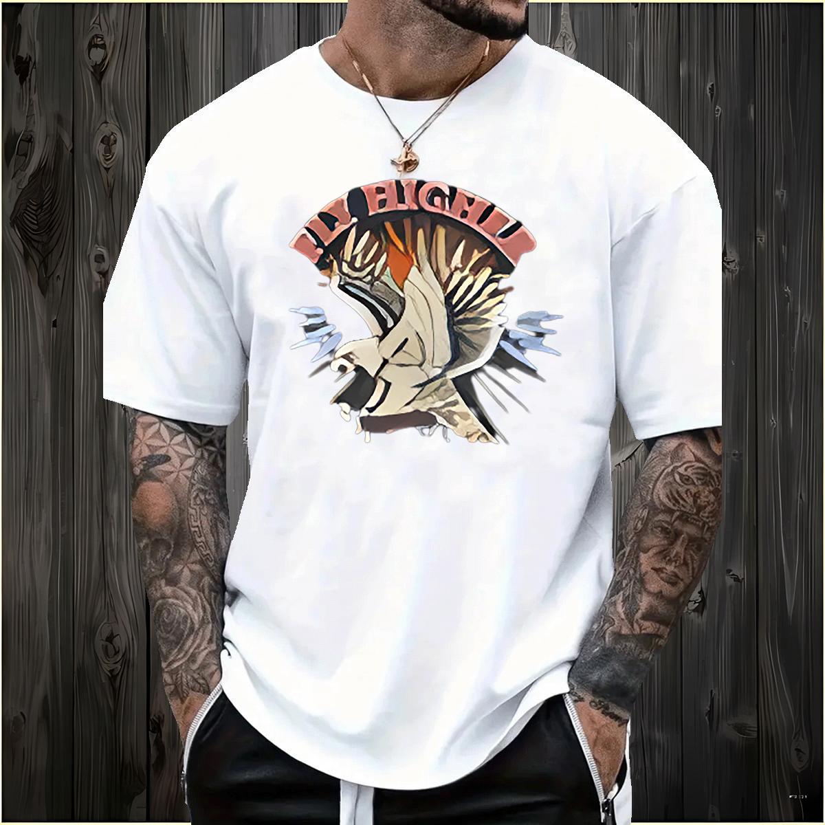 2024 Mens T Shirts 230g Cotton cool Hip Hop Top Tees Crew Neck Breathable Popular Tshirt for Man Woman DIY Printed