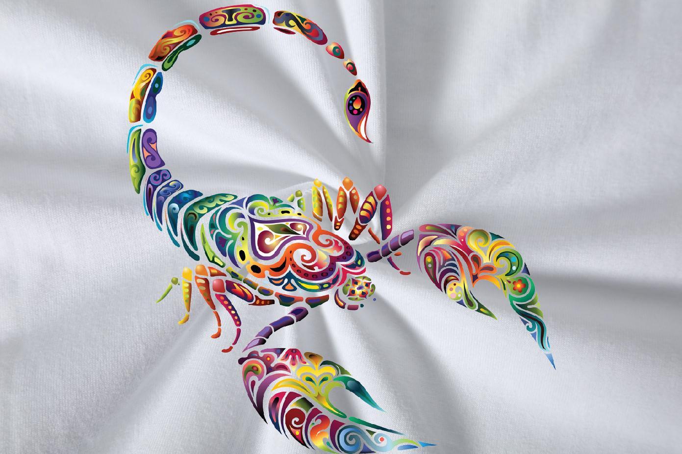 2024 T-Shirts for Men 230g Pure Cotton scorpion Daily Wear Tops Breathable Short Sleeve Free Shipping Mens Tshirts Oversized