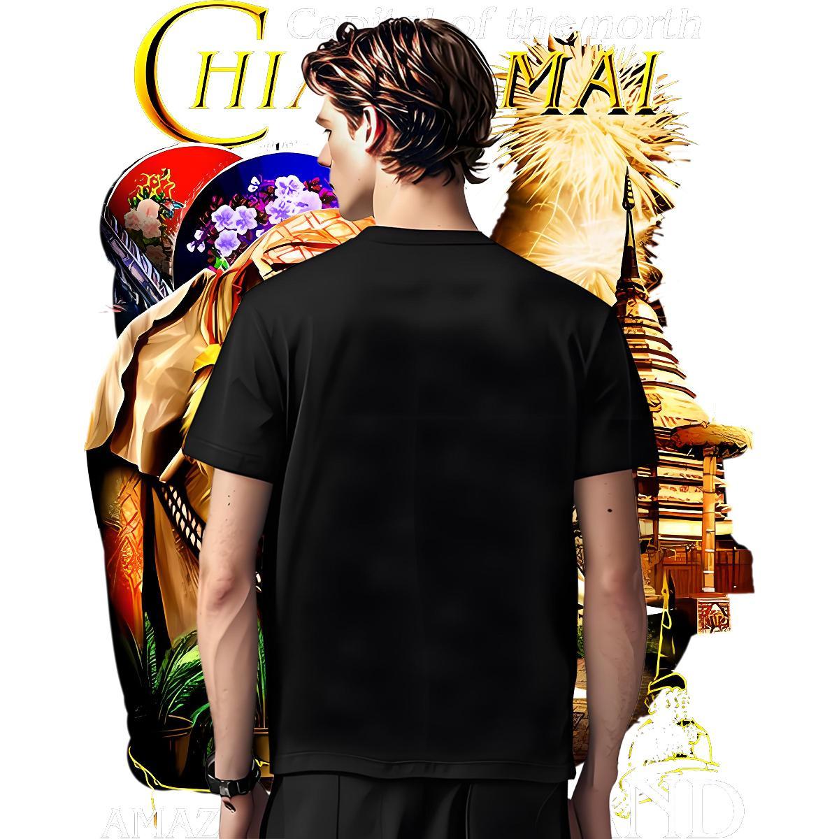 Designer T-Shirts pumpkin O Neck Short Sleeves Daily Wear Cartoon Printing L-4XL 230g 100% Cotton Couples T Shirts DIY Tops Shirt