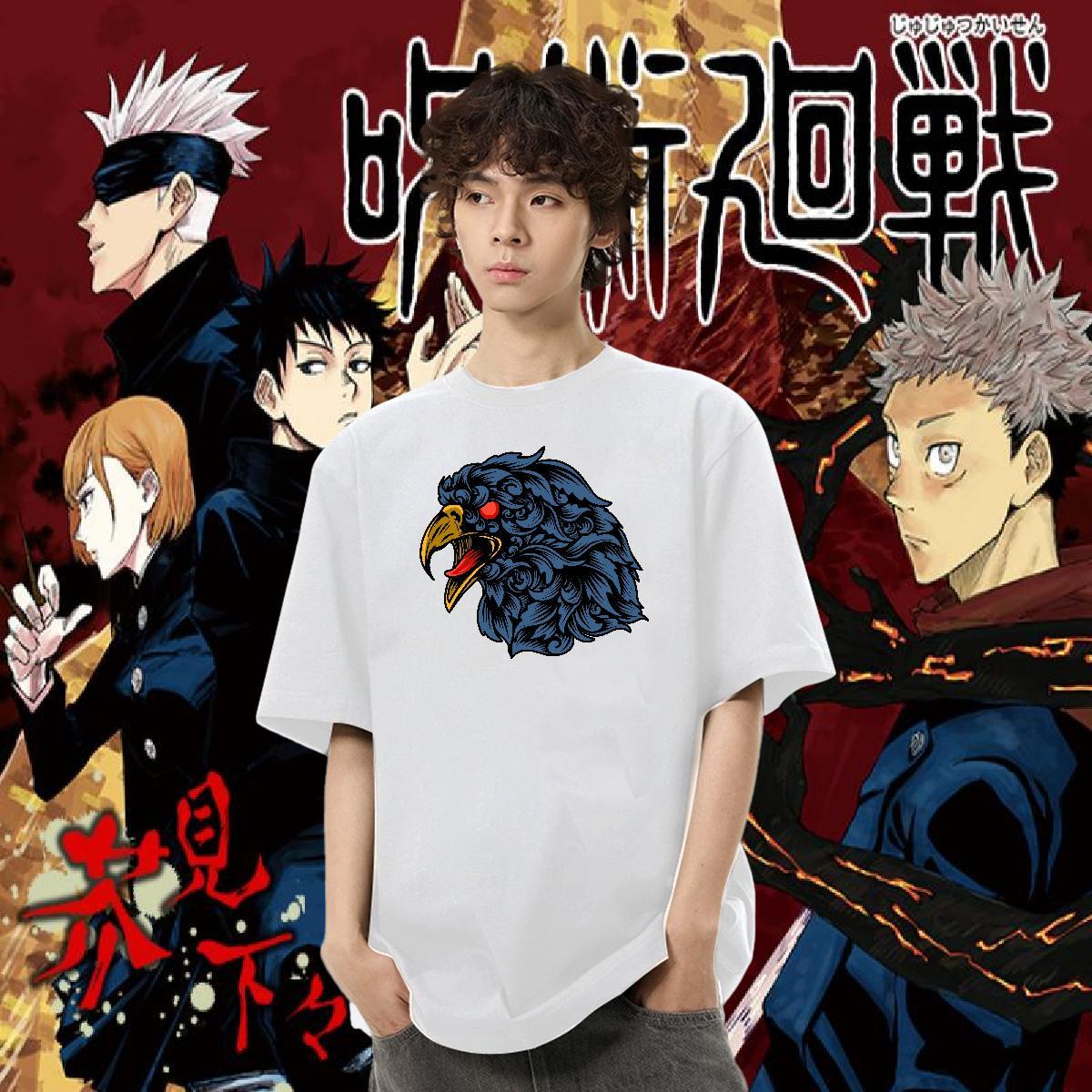 Wholesale Man T Shirts 230g 100% Cotton eagle High Street Hip Hop Tee Shirt O-Neck Short Sleeve Classic Couples T Shirts Oversized