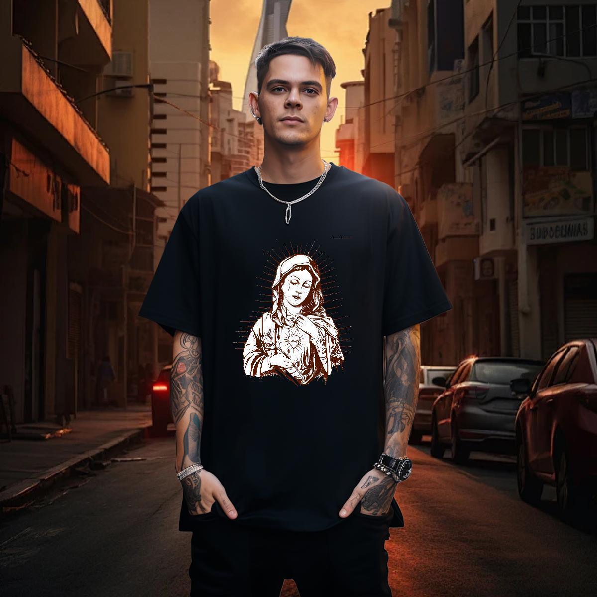 T-Shirts for Men 230g Pure Cotton nun Beach Breathable White Plus Size Tshirt for Man Woman 2024 Designer High Quality Tops Shirt