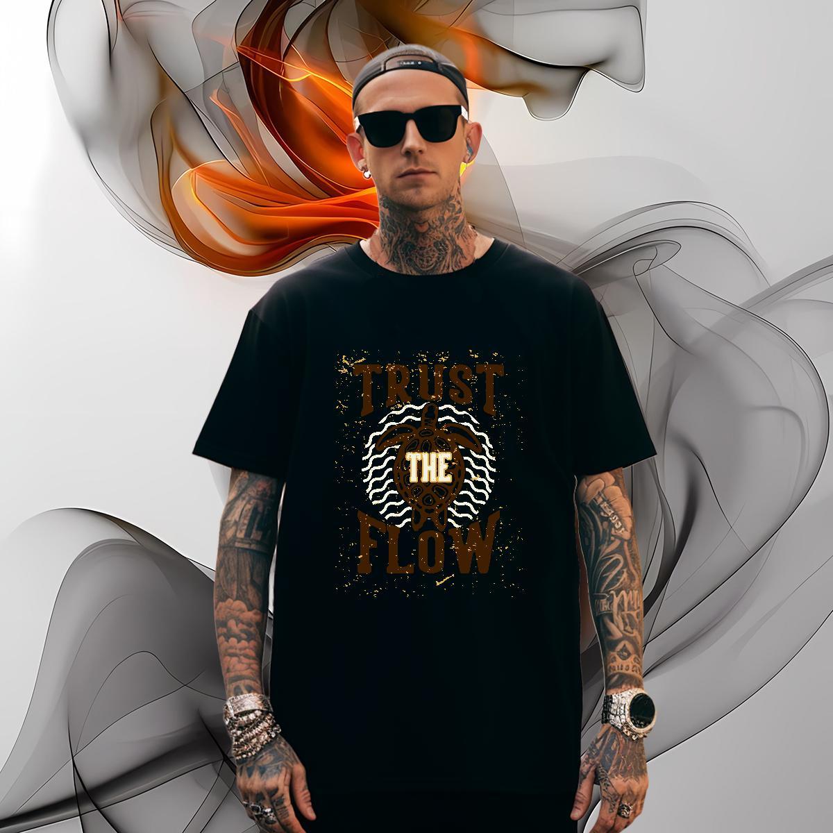 T-Shirts 230g Cotton Casual Breathable Crew Neck Plus Size Cartoon Men Tshirts Designer High Quality Tee Shirt