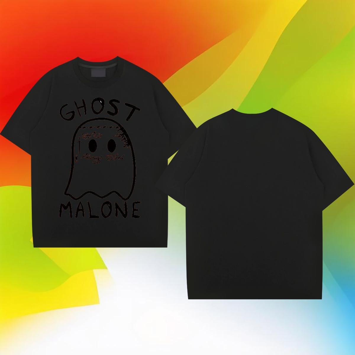 Custom Men T Shirts 230g Cotton halloween Home Outdoor Tops Breathable Short Sleeve High Quality Men Tees Floral Print