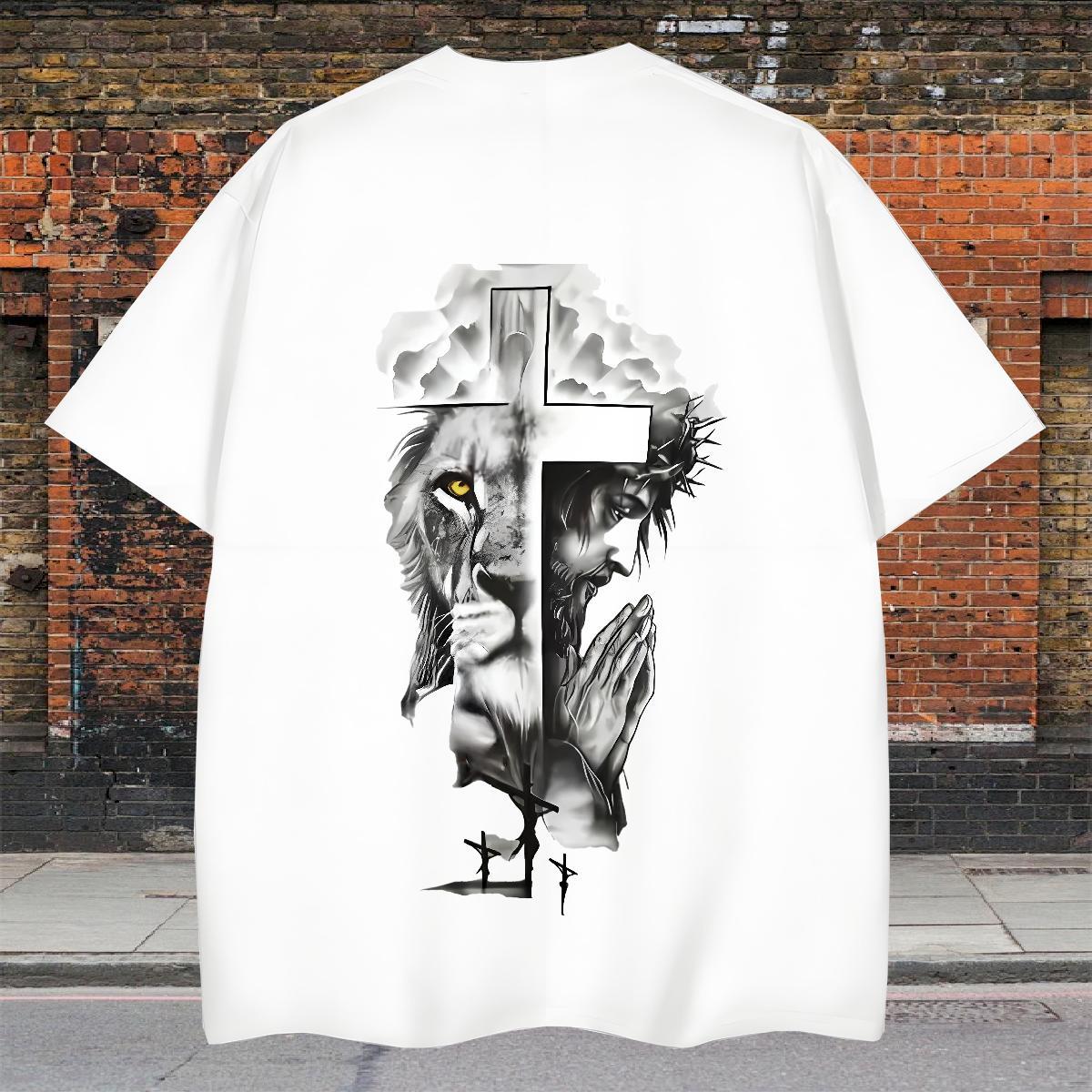 Customized Man T Shirts 230g Cotton Casual Clothings O-Neck Short Sleeve Cool Tshirt for Man Woman Oversized