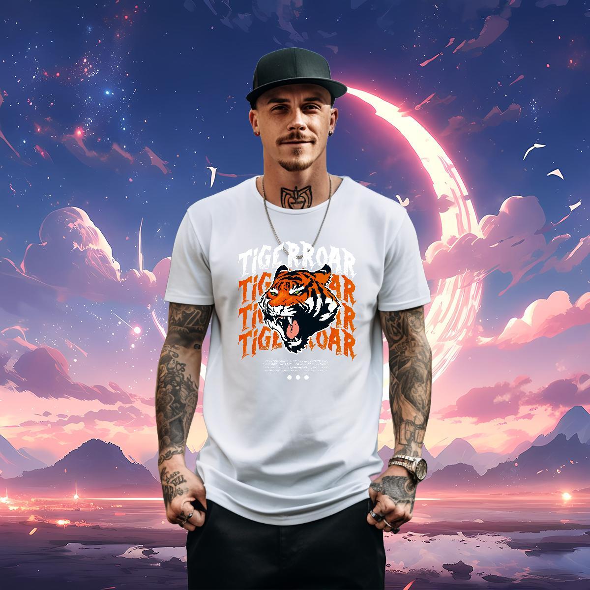DIY T Shirt For Man 230g Cotton Street wear Hip Hop Tops Shirt Short Sleeve O-Neck Cool Design Couples T Shirts Customized