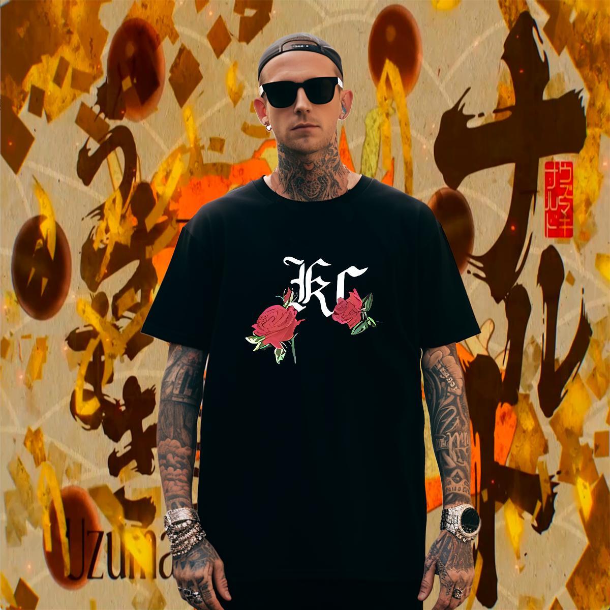 Cool Design Men Tees 100% Cotton 230g Spring Summer flower DIY Logo Oversized Pure Cotton Factory Direct Mens T Shirts Tops Shirt