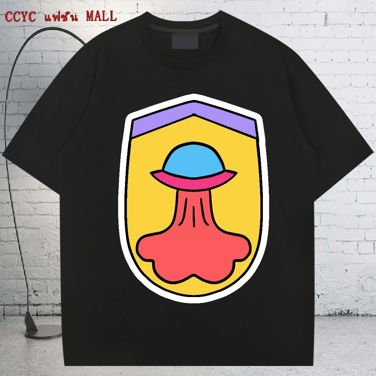 Brand Men Clothes T-Shirt 100% Cotton 230g Street ET Customized Print Breathable Fashion Casual T-Shirts Tops Shirt