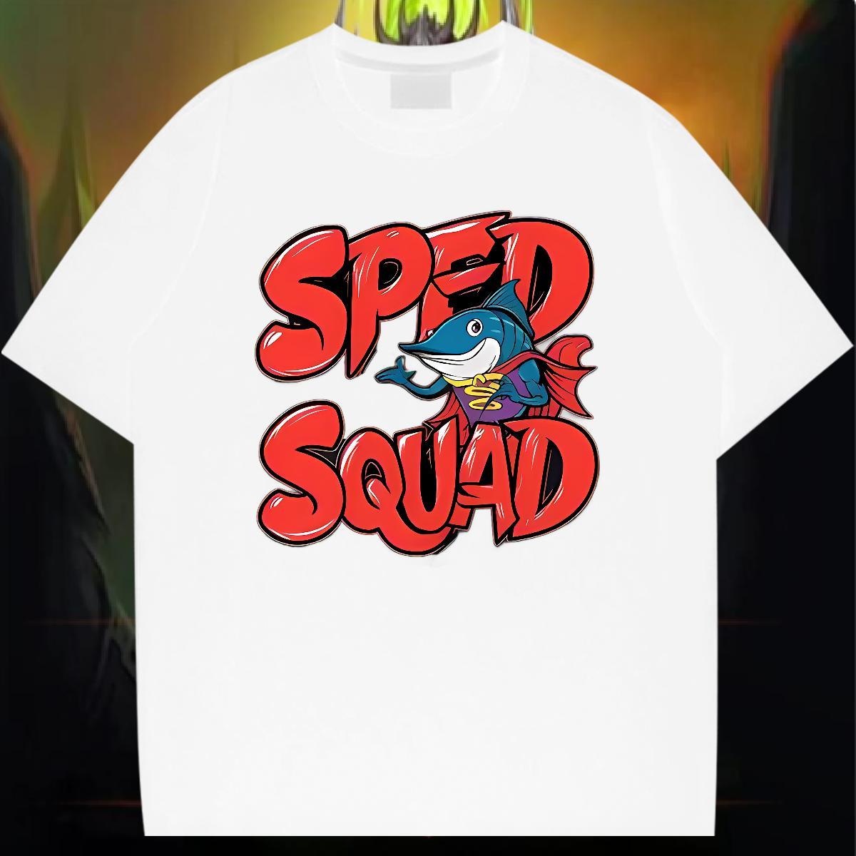 2024 Summer T Shirt For Man 230g 100% Cotton shark Street Wear Tops Breathable High Quality Couples T Shirts Custom Big Size