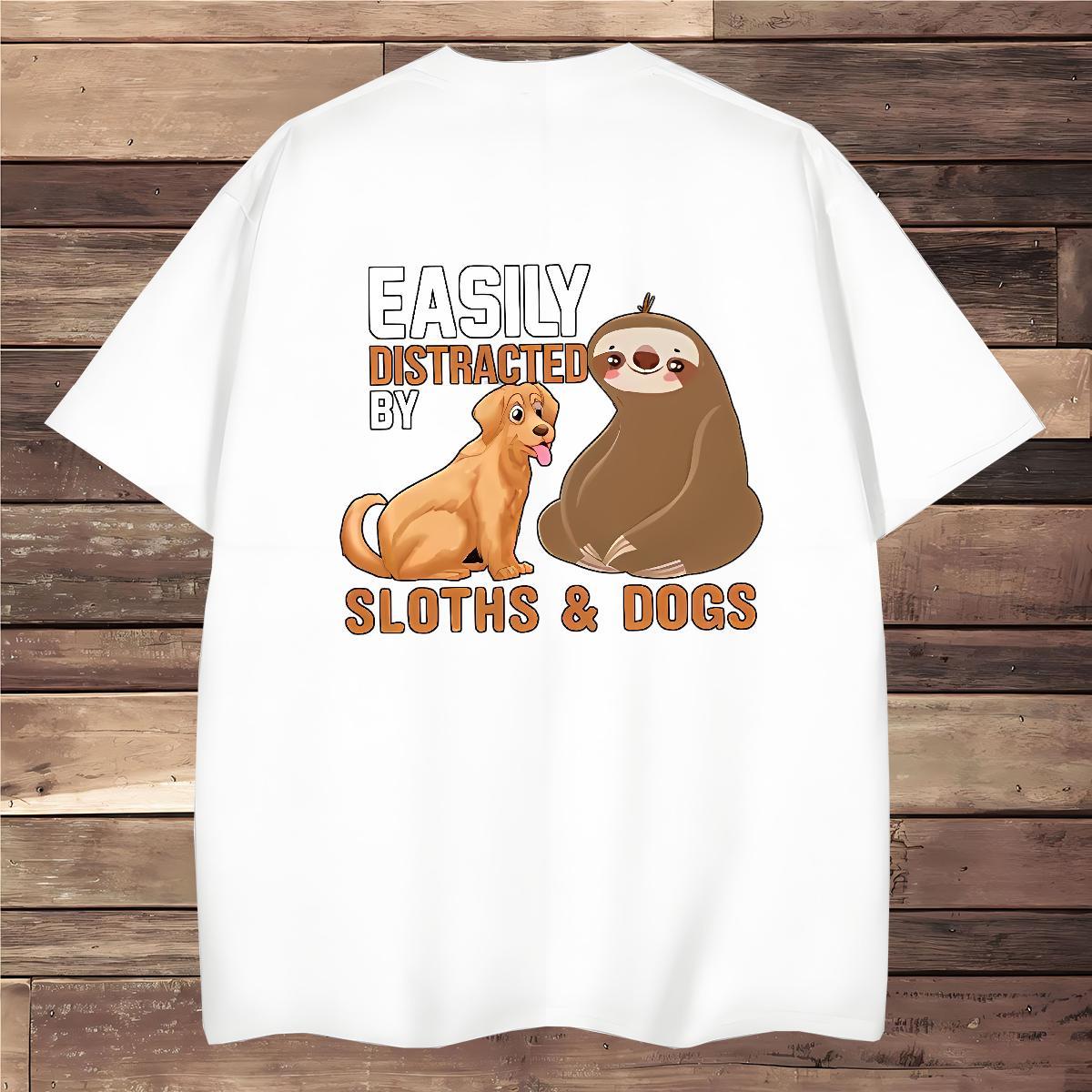 Loose Fit Men Clothes T-Shirt 230g Pure Cotton T-Shirts for Men Sports Casual Breathable Short Sleeve Cartoon Printing L-4XL Designer Fashion Tops Shi