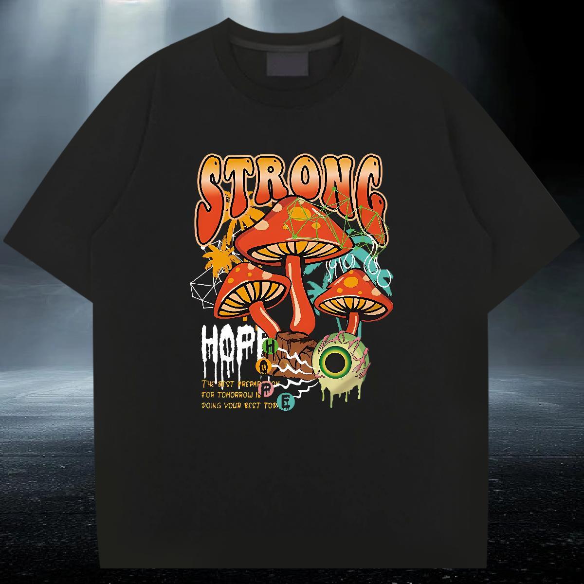 Unisex Tshirts 230g Cotton Home Outdoor letter Asian Size Breathable Short Sleeve Classic Casual Mens T Shirts Tee Shirt