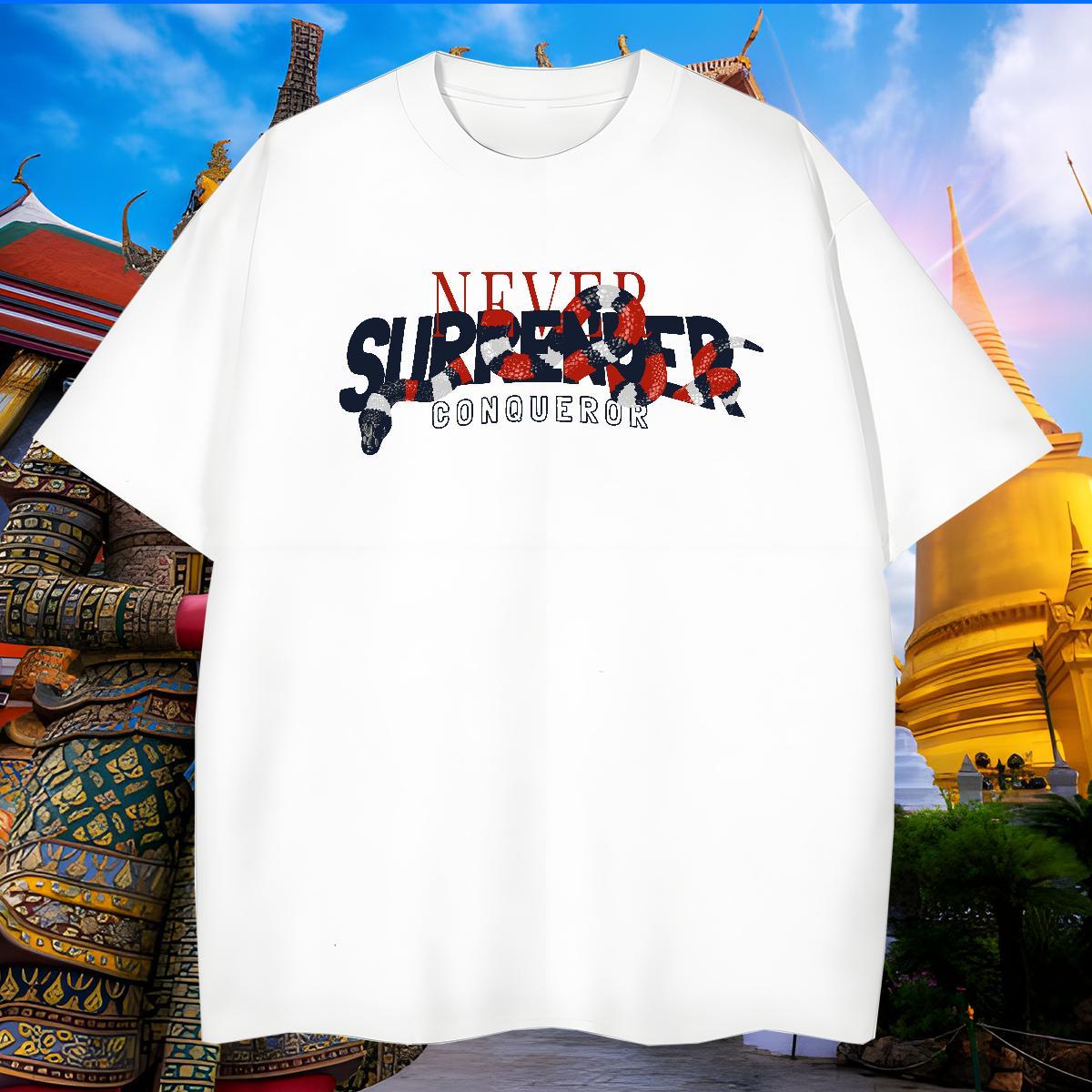 TOP Quality Tshirt for Man Woman 230g 100% Cotton snake Mens T Shirts Daily Outfit Crew Neck DIY Logo Oversized Customized Clothings