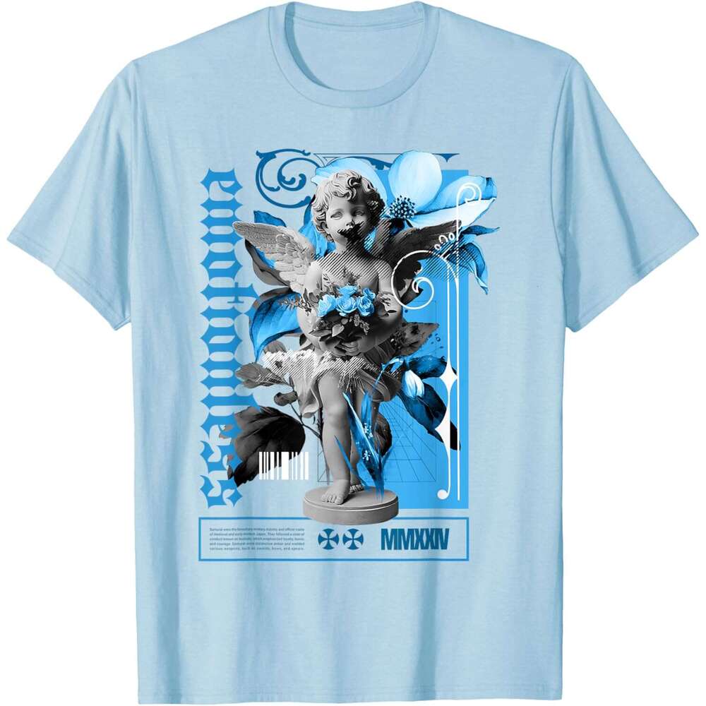 Mens T shirt Emotionless Powder Blue 9s Matching Tee For Men Women T-Shirt shirts tshirt graphic tee Casual tops summer clothes Short sleeve