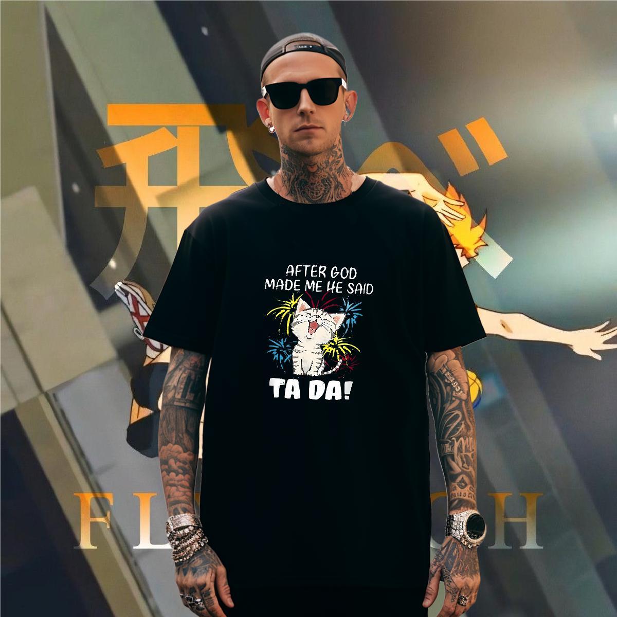 T Shirts Men 230g Pure Cotton cute Street Breathable Short Sleeve Oversized 3XL 4XL Men Clothes T-Shirt Free Shipping Loose Fit Tops Shirt