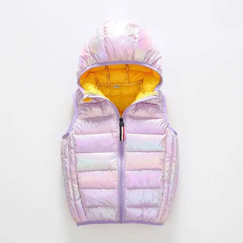 Autumn winter childrens warm vest baby girl cute waistcoat cotton padded jacket childrens clothing boys jacketW240724