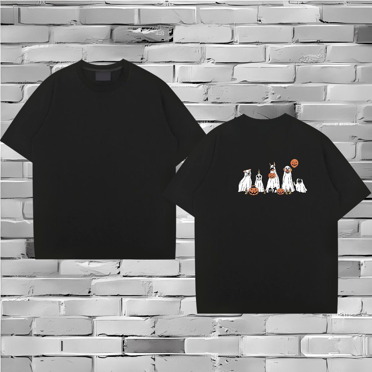 Custom T-Shirts for Men 230g 100% Cotton pumpkin Casual Daily Wear Clothes Breathable Cool Men Clothes T-Shirt Graphic