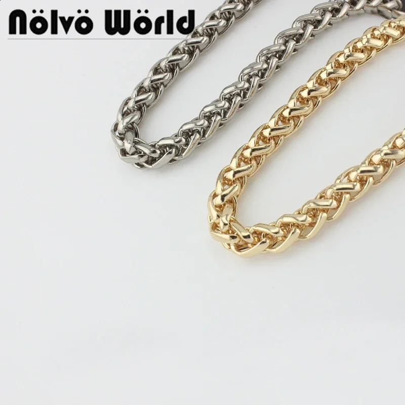 5 meters colors 8mm wide wheat roller chain handleLadies Purse Belts Wheat Repair Chain 240805