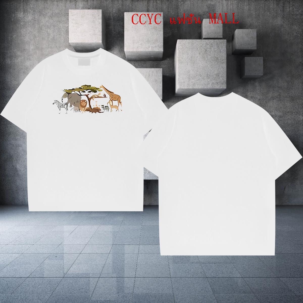 New Designer Man T Shirts 230g 100% Cotton horse Anime Printing Street Tee Shirt Pure Cotton Comfortable Men Tees Custom Print Plus Size