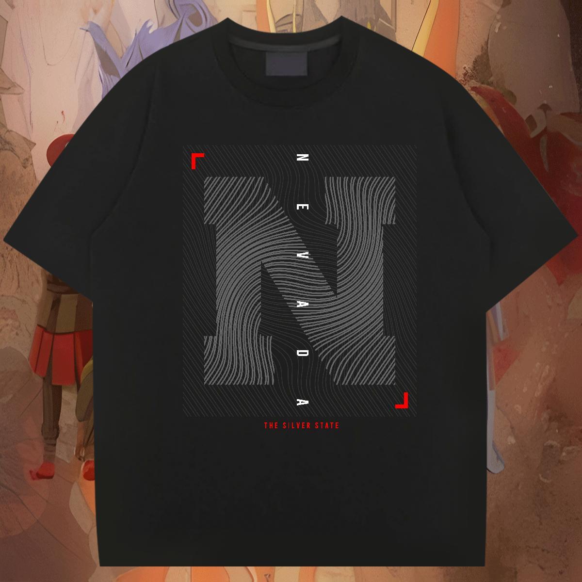 TOP Quality Men Clothes T-Shirt 100% Cotton 230g Street letter DIY Printed Round Neck Short Sleeve Classic Casual Mens T Shirts Wear