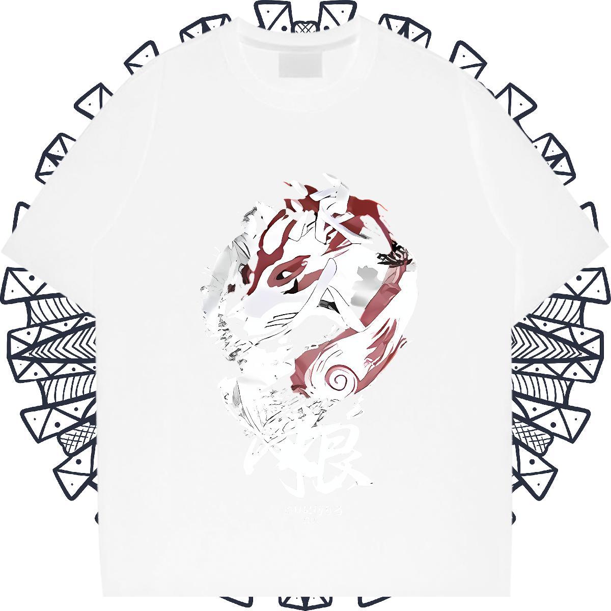 TOP Quality Men Tops Tees 230g 100% Cotton Hip Hop Street Line Dragon DIY Printed Breathable Short Sleeve Designer T Shirt For Man Polos