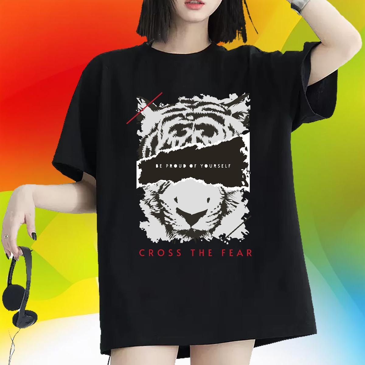 Popular T-Shirts Breathable Crew Neck Women Tees Custom Printed Spring Summer 230g Pure Cotton TOP Quality Tee Shirt