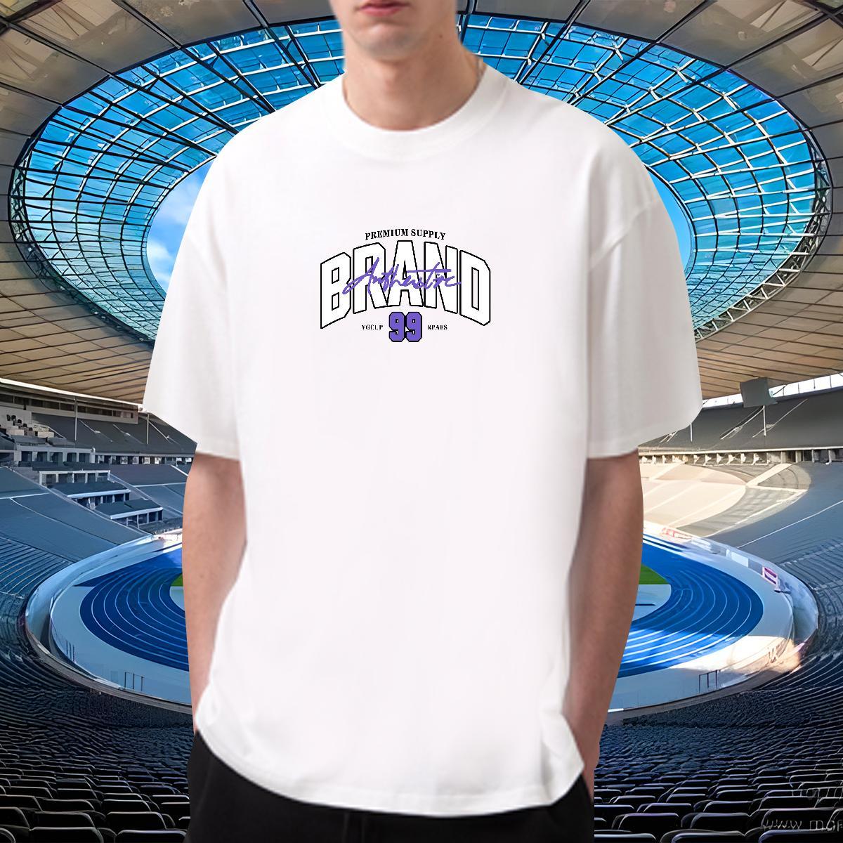 Designer Mens Tshirts 230g Pure Cotton Street wear Hip Hop letter DIY Short Sleeve O-Neck Brand T-Shirts for Men Clothings