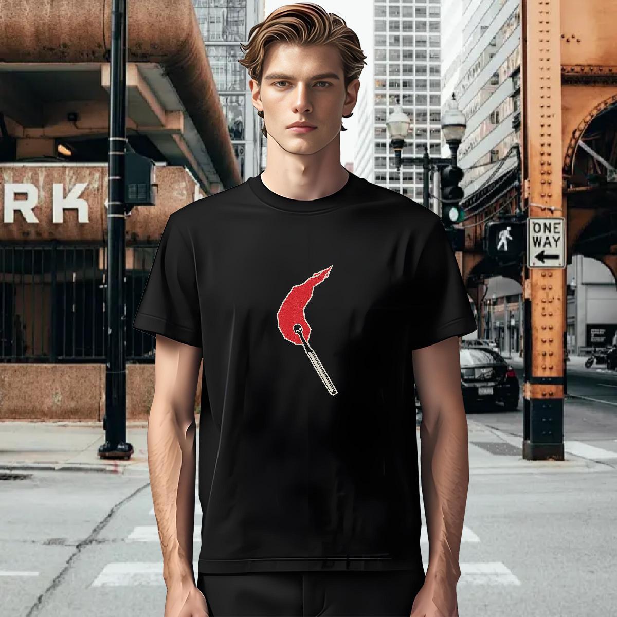 T Shirt For Man 230g Cotton icon Daily Outfit Round Neck Short Sleeve Black Oversized Men Tees Designer Classic Wear