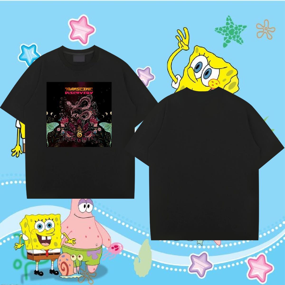 Fashion Casual Men T Shirts 230g Pure Cotton moon Outdoor Clothings Short Sleeve O-Neck Brand Men Tops Tees Plus Size Cartoon