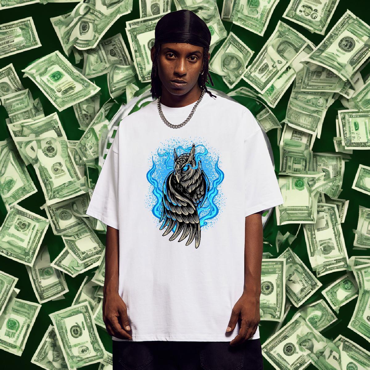 TOP Quality Men Clothes T-Shirt 230g Cotton Outdoor cool DIY Printed Breathable Short Sleeve Customized T Shirts Men Tops Tees