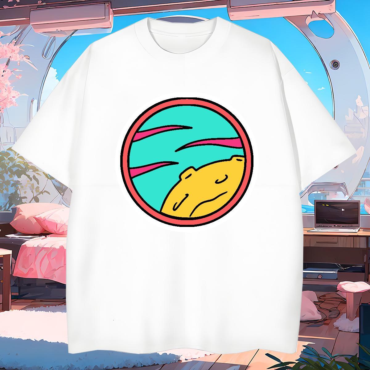 T-Shirts 230g 100% Cotton planet Beach Breathable Crew Neck Custom Print Plus Size Mens Tshirts Wholesale Loose Fit Tops