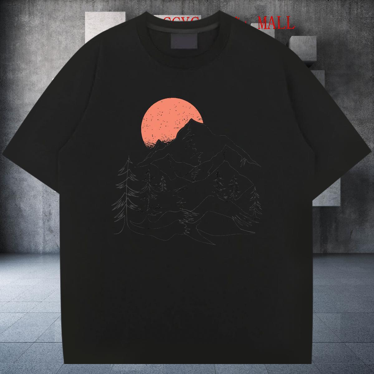 Designer Men Tshirts 100% Cotton 230g Casual sun Custom Anime Crew Neck DIY Customized T Shirts Men Polos