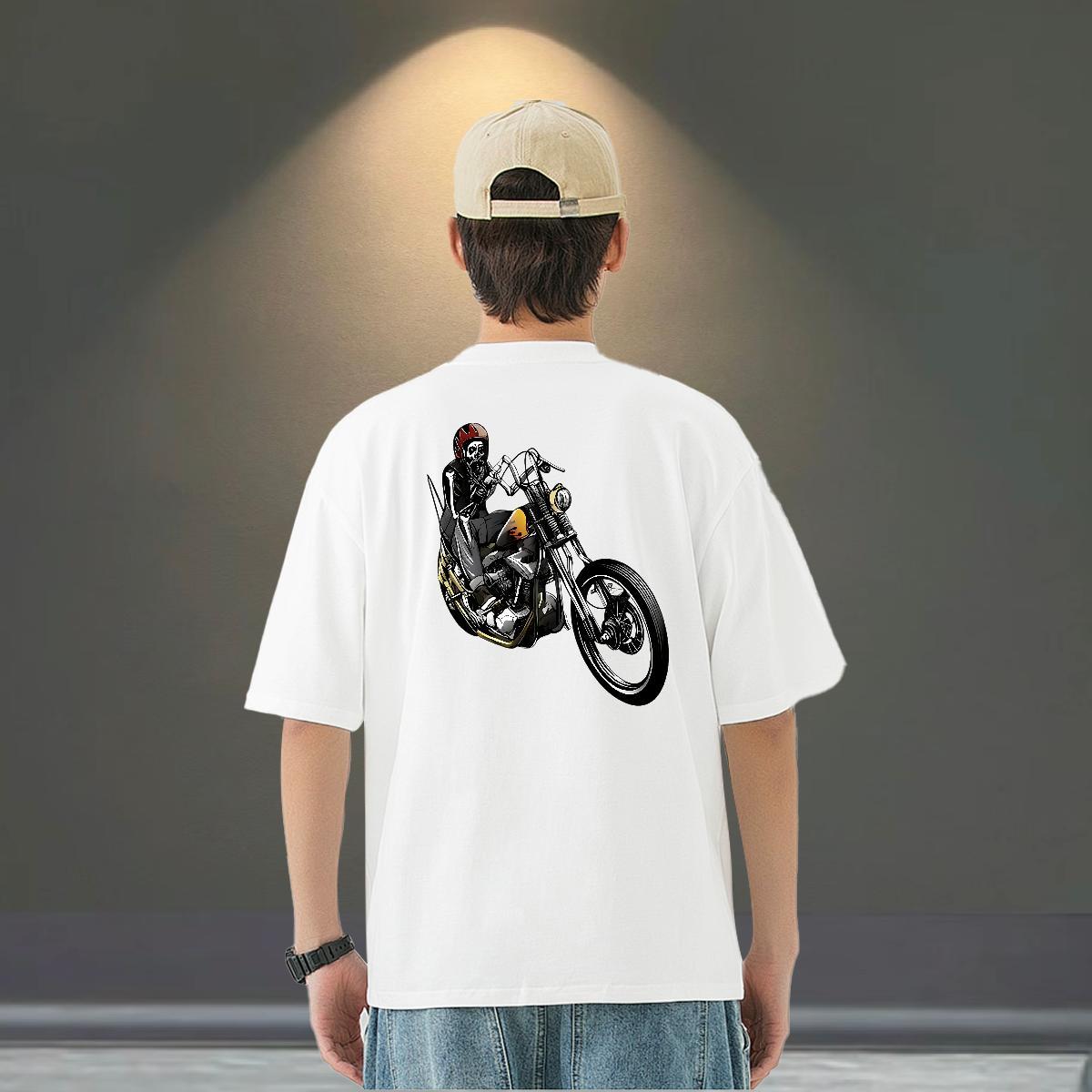 Fashion Designer T Shirt For Man halloween Tee Shirt 230g Cotton Hip Hop TOP Quality Plus Size Custom Breathable Crew Neck Tshirts