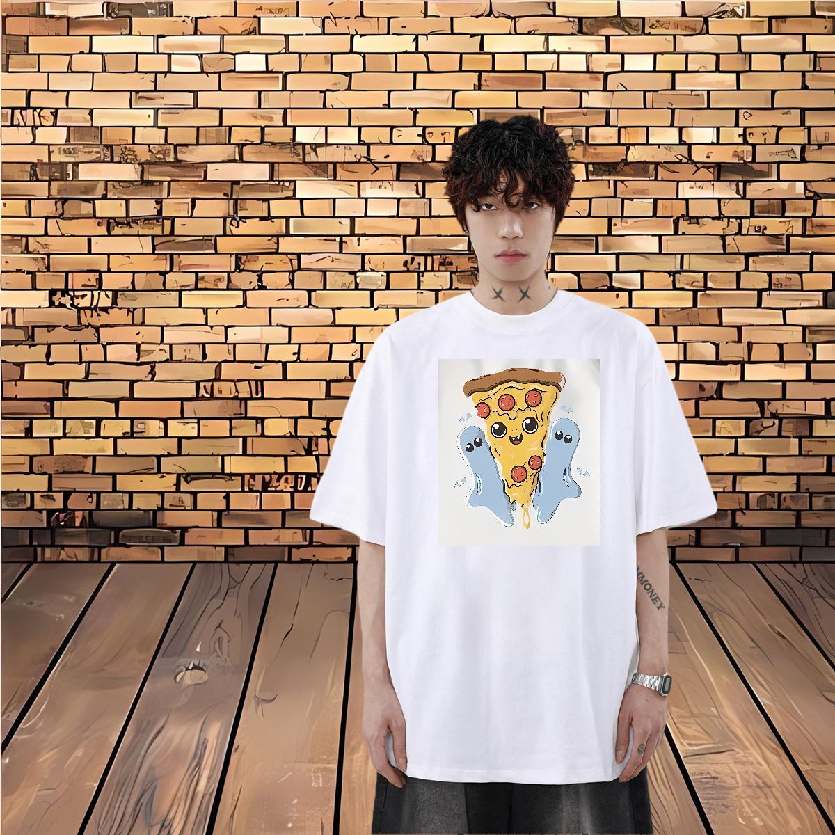Fashion Design Mens T Shirts 100% Cotton 230g halloween Casual Clothings Breathable Popular Tshirts Custom Print Oversized