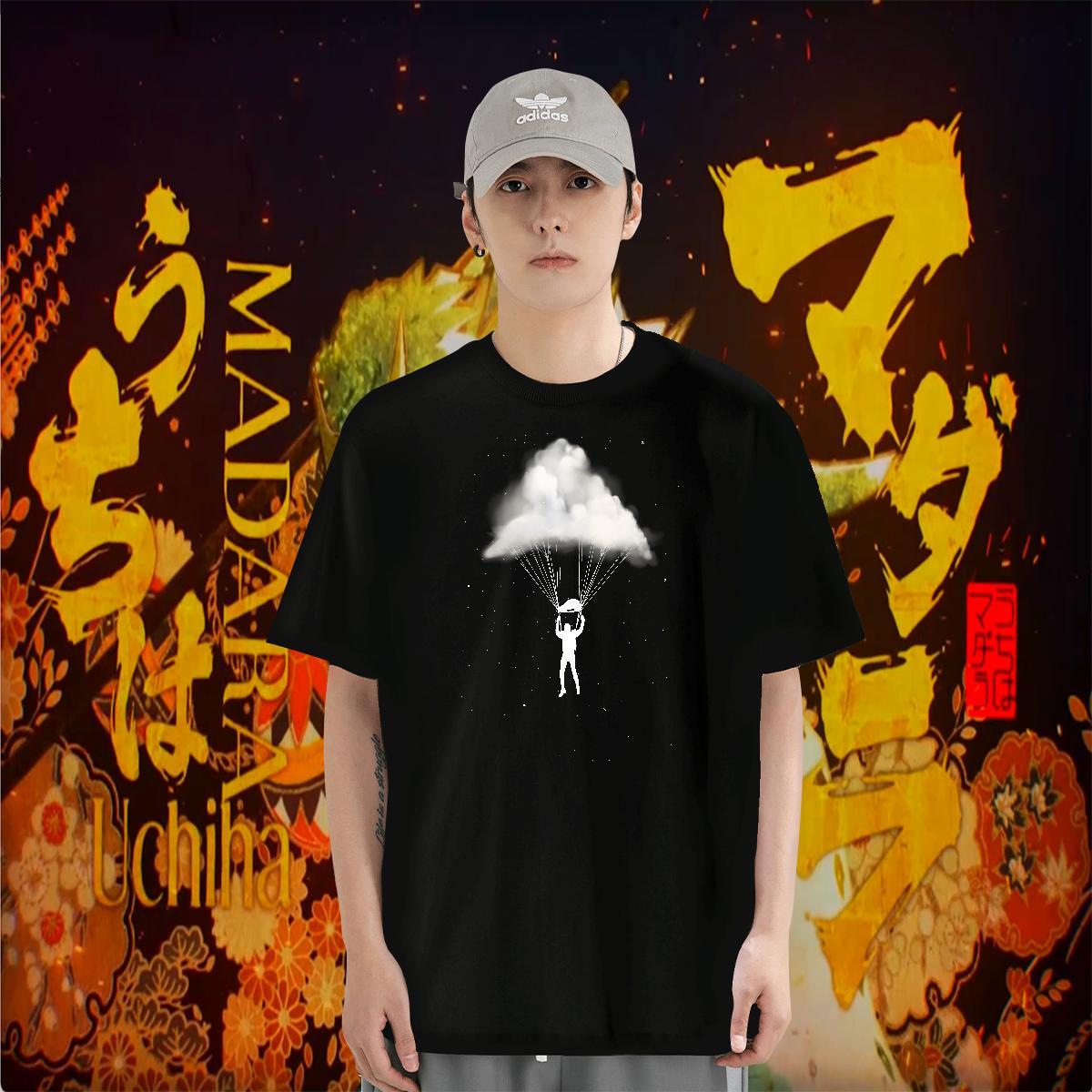T-Shirts 100% Cotton 230g painting Anime Printing Street Pure Cotton Plus Size Custom Men Tees Designer Wholesale Tees Shirts