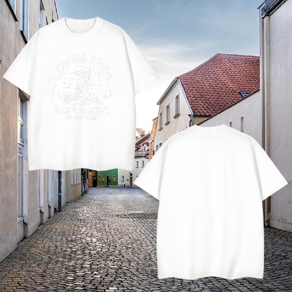 Stylist Men T Shirts 100% Cotton 230g tree Daily Wear Tops Breathable Soft TOP Quality Mens Tshirts Custom Printed