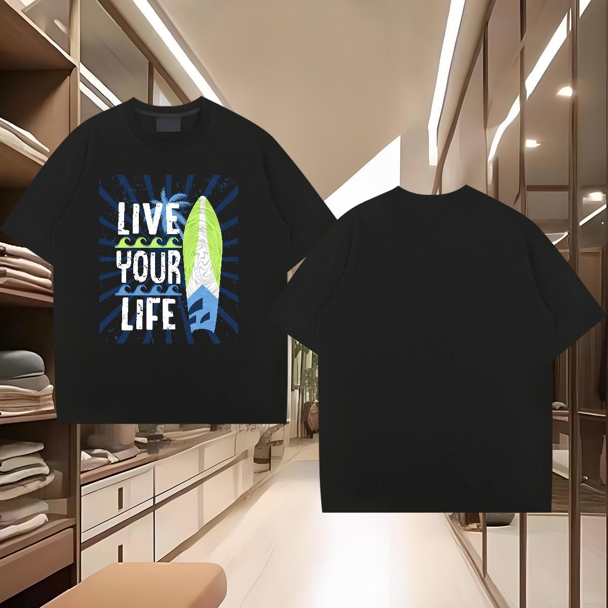 Brand Mens T Shirts 100% Cotton 230g tree Outdoor Top Tees Breathable Soft Unisex Men Tops Tees Custom Big Size