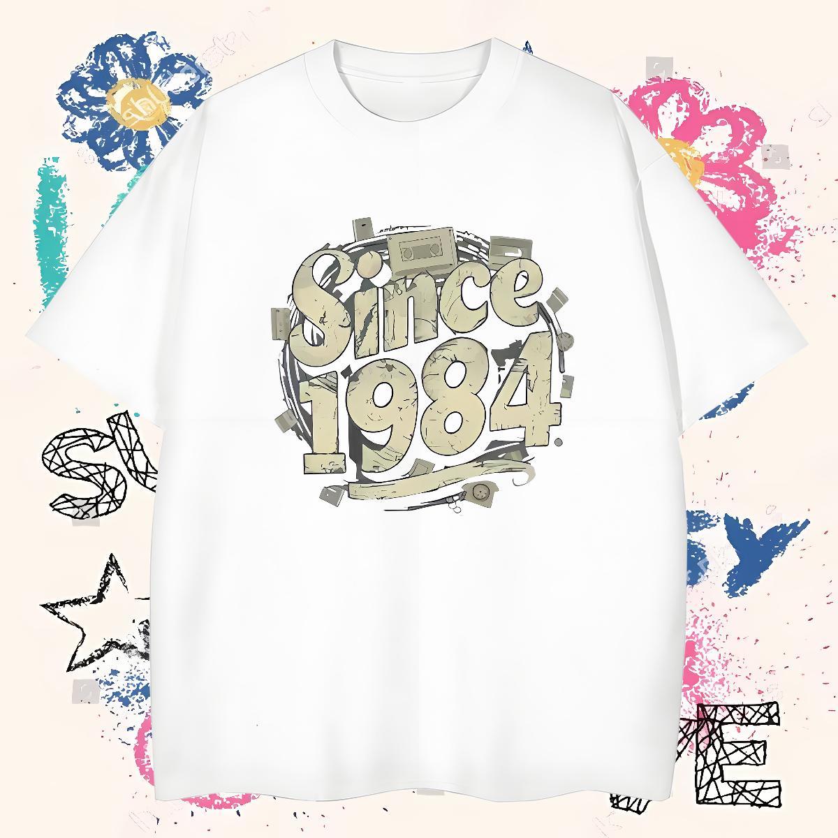 Custom T-Shirts for Men letter Tees Shirts 230g Pure Cotton Home Outdoor Classic Oversized Short Sleeve O-Neck Men Tees