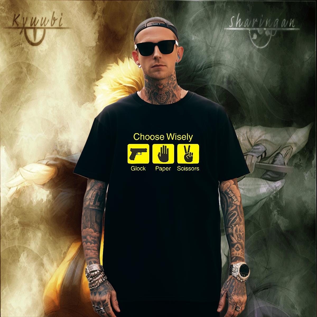 Comfortable Men Tops Tees 230g Pure Cotton Street wear Hip Hop letter Floral Print O Neck Short Sleeves Customized T Shirt For Man Clothings