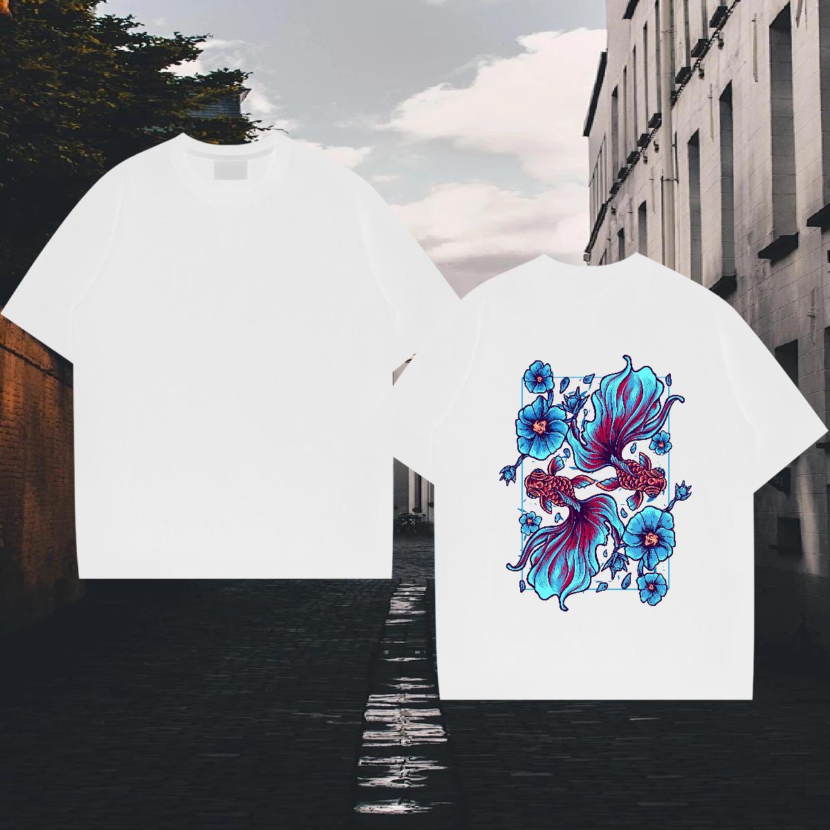 New Arrival Man T Shirts 100% Cotton 230g Sport Tee Shirt Crew Neck Cool Tshirts DIY Logo Oversized