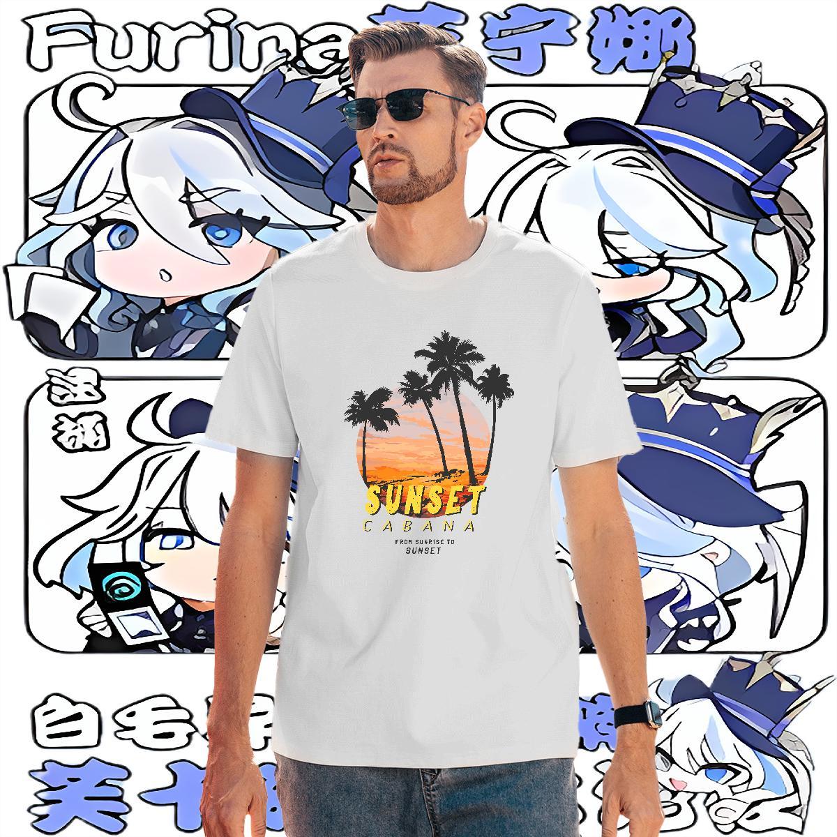 Fashion New T-Shirts 100% Cotton 230g tree Street Wear Tee Shirt Breathable Crew Neck Cool Design Mens Tshirts Custom Printing