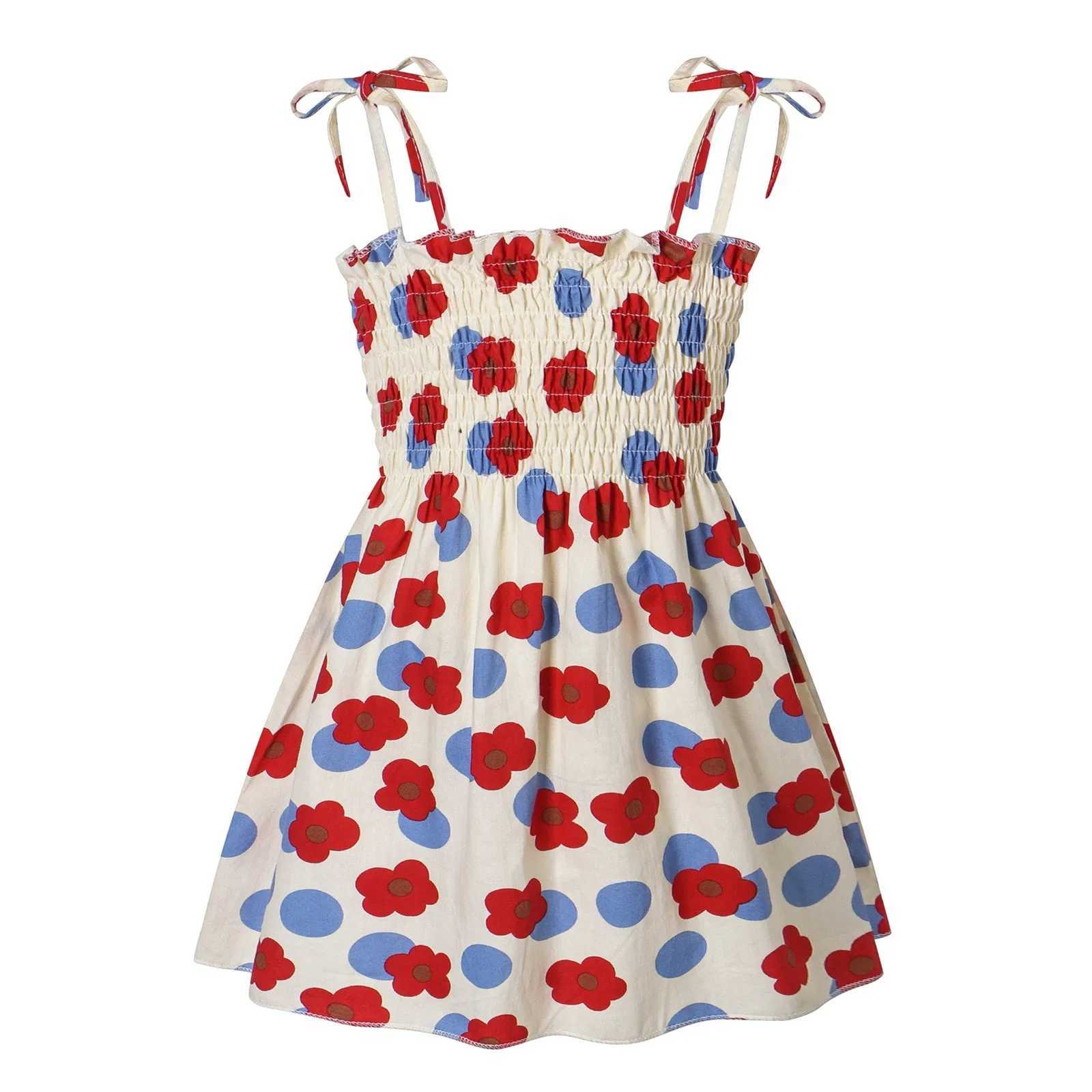 Children girls toddlers baby casual clothing summer beach dresses sleeveless shoulder straps girls dresses and skirts baby girls first birthday dresse
