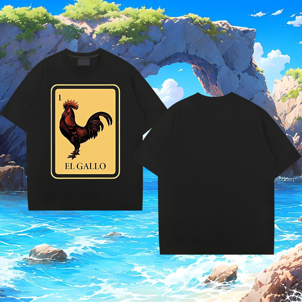 T Shirt For Man 230g 100% Cotton chicken Spring Summer Short Sleeve O-Neck Oversized 3XL 4XL Men Clothes T-Shirt Classic Unisex Tops Tees