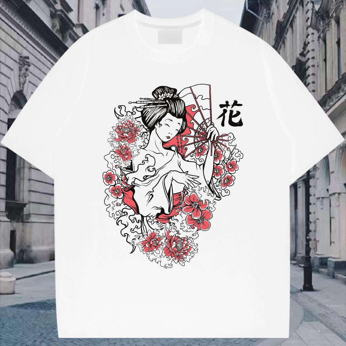 Mens T Shirts 230g Pure Cotton portrait Sport Short Sleeve Soft Plus Size Custom Men Clothes T-Shirt Designer High Quality Tshirts