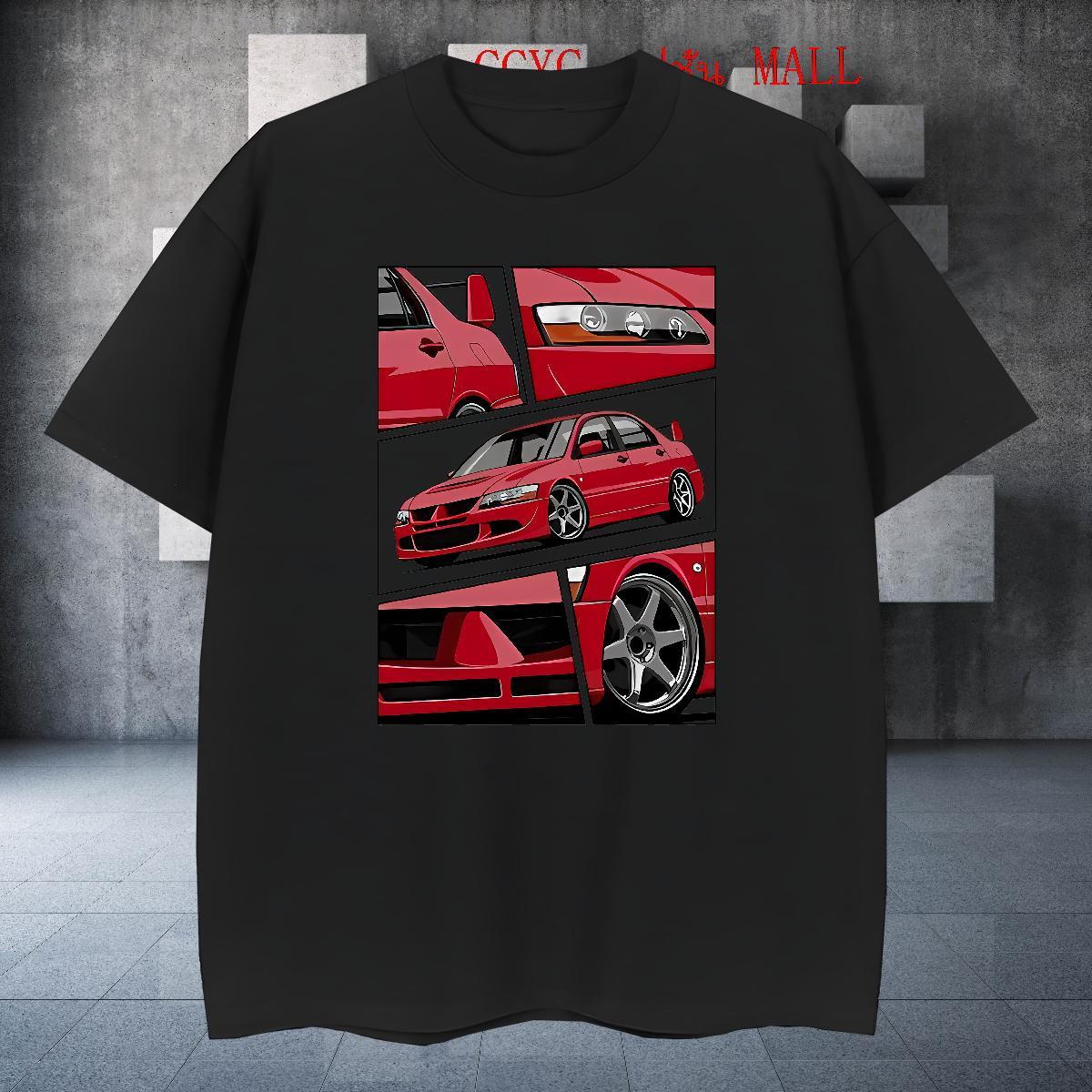 Wholesale Mens Tshirts 230g Pure Cotton Daily Wear car Custom Print Plus Size Breathable Soft Brand T Shirts Men Tops Shirt