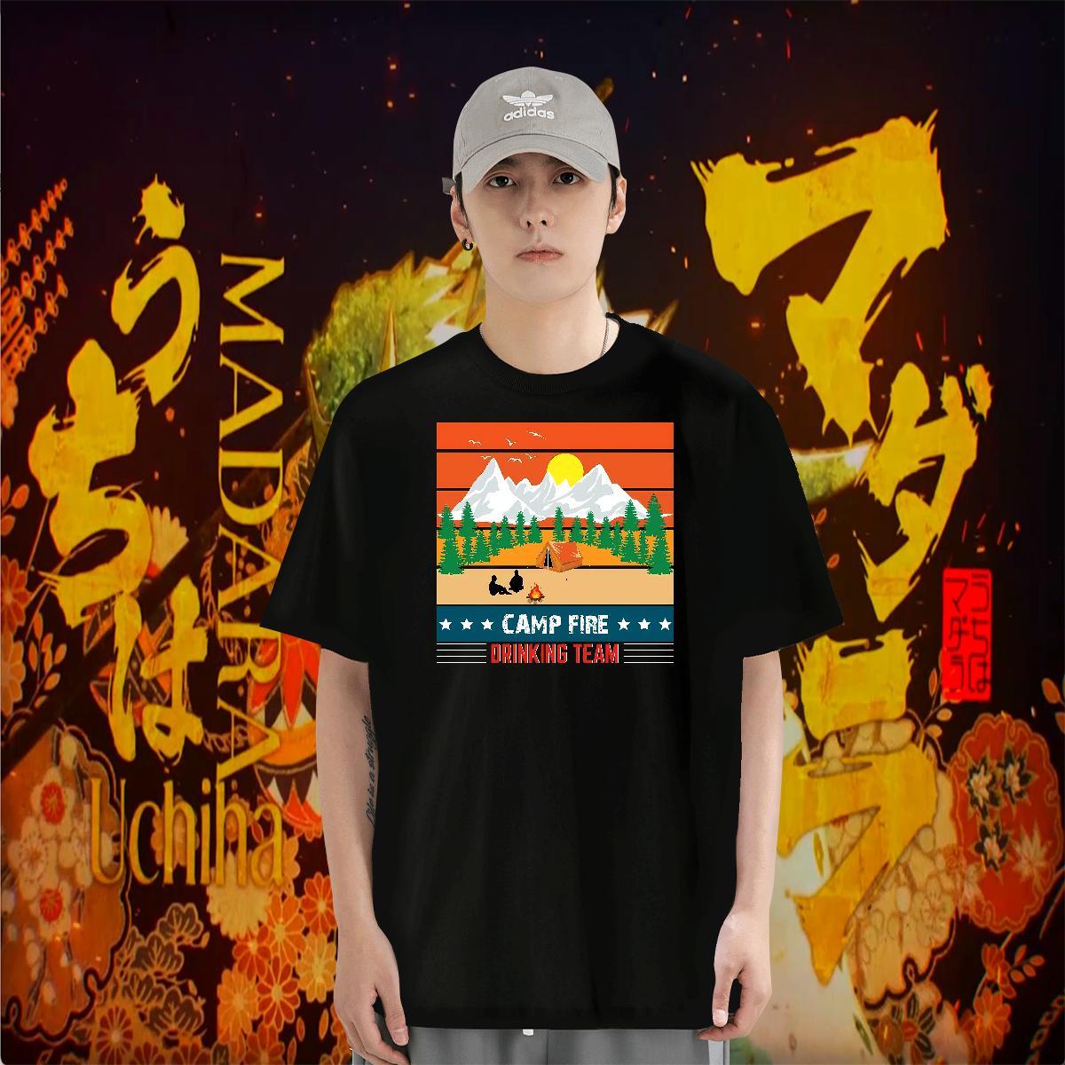 T Shirt For Man 230g Cotton tree Daily Wear Pure Cotton Floral Print Couples T Shirts 2024 TOP Quality Tees