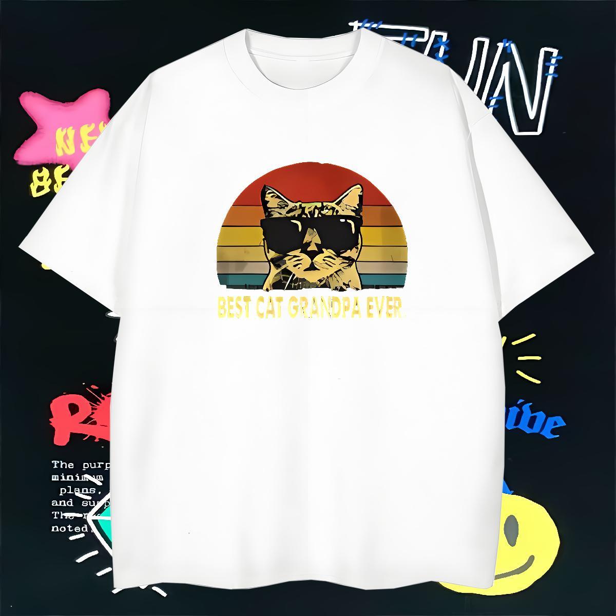 2024 T Shirts Men 230g Pure Cotton cool Spring Summer Wear Breathable Short Sleeve Cool Men Tees DIY