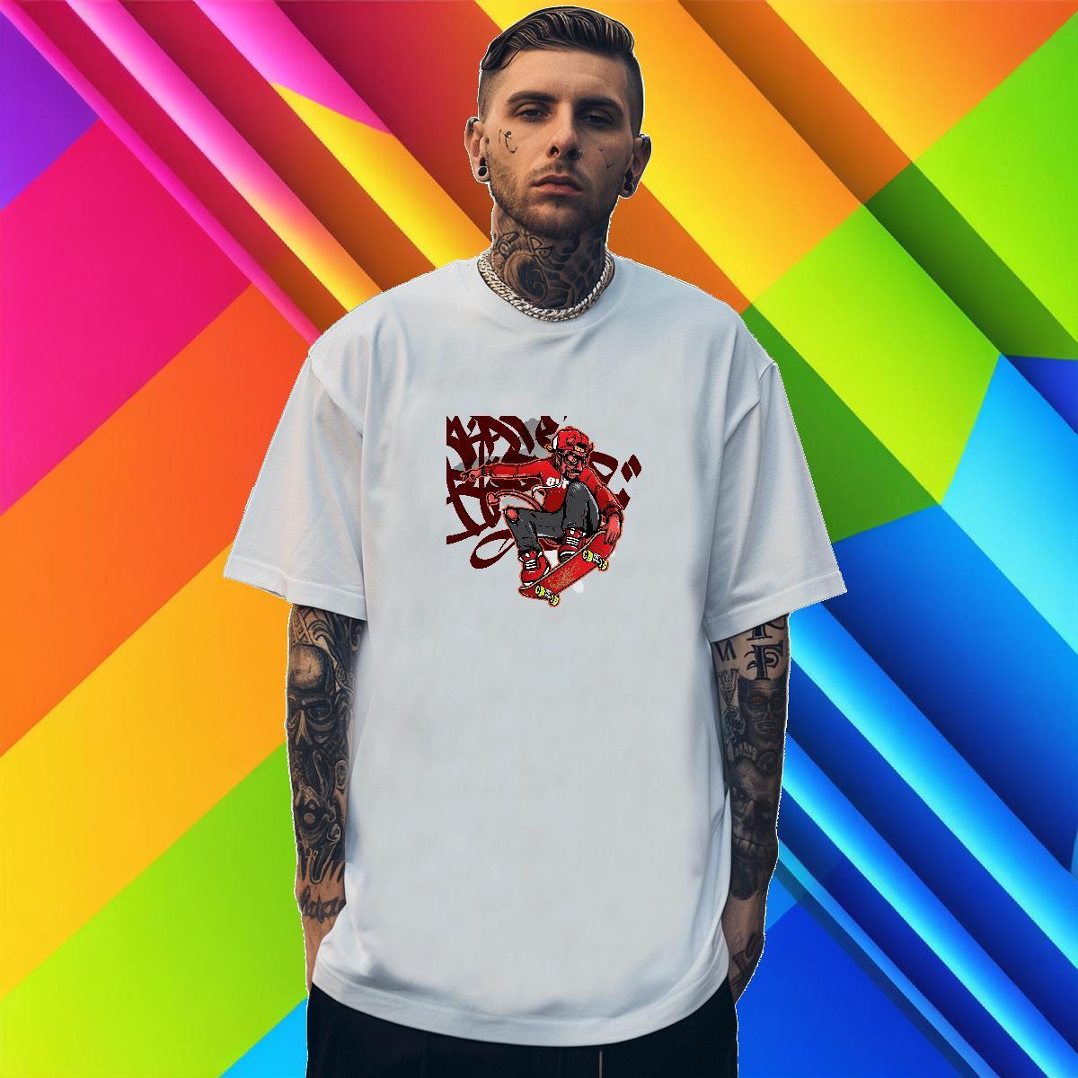 Loose Fit Tshirts 230g 100% Cotton Summer Casual person Black Oversized Breathable Short Sleeve DIY Mens T Shirts Tees