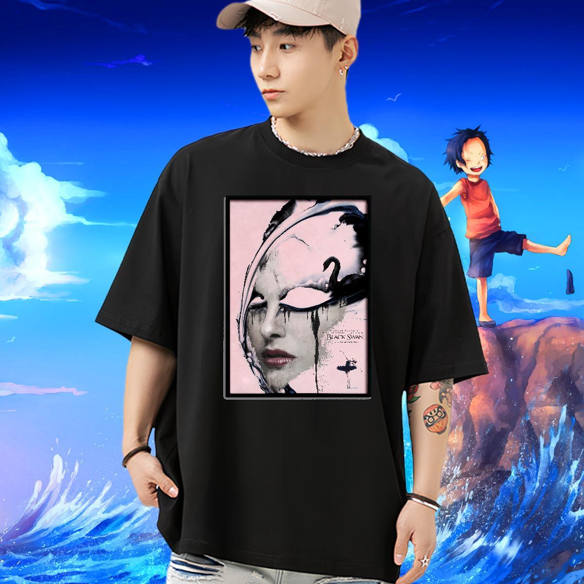 Designer Fashion T-Shirts Manchurian crane Tops Tees 100% Cotton 230g Street wear Hip Hop Free Shipping Custom Cartoon Breathable Short Sleeve Men Tee