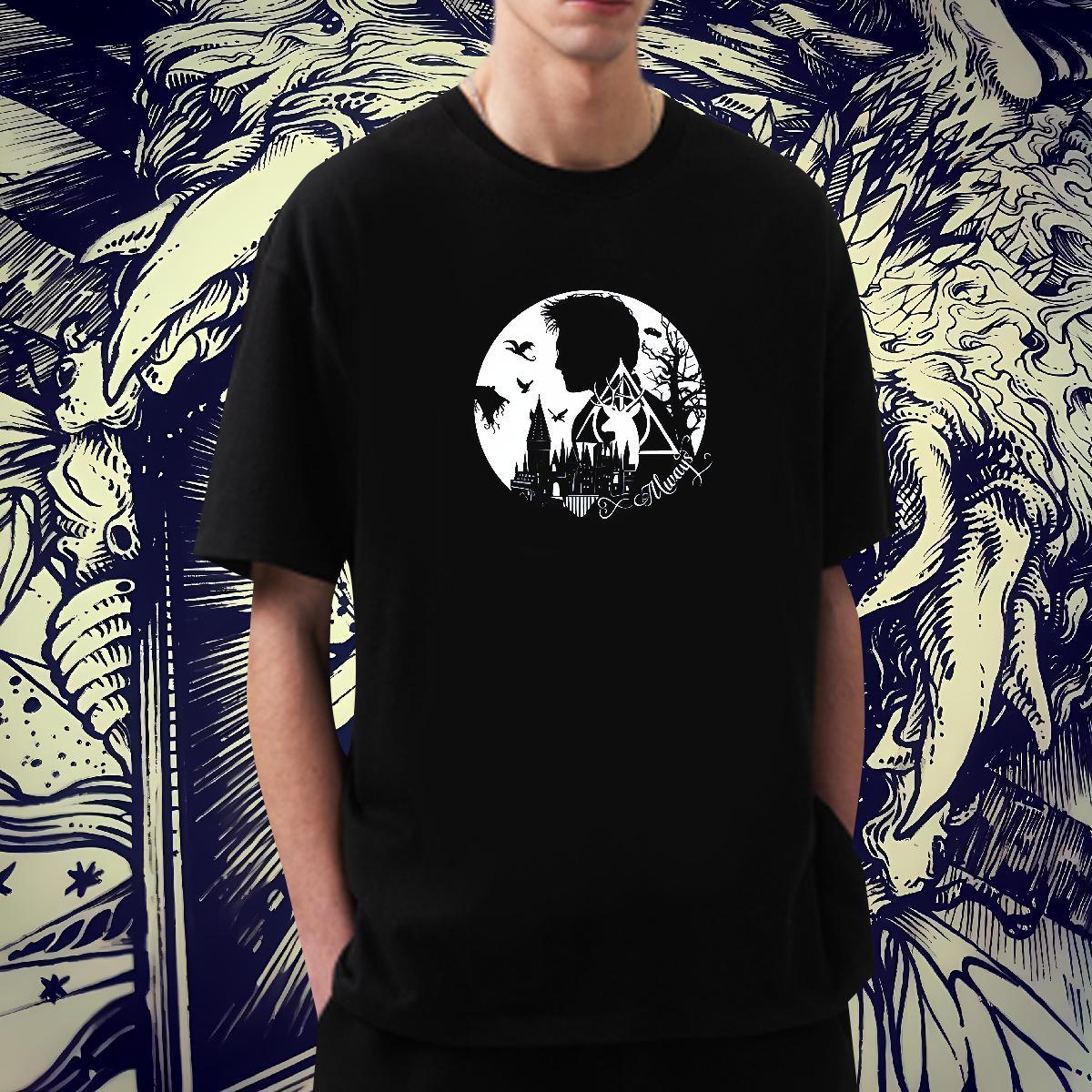 New Designer Mens T Shirts 230g Cotton halloween Daily Wear Clothes Breathable Short Sleeve High Quality Men Clothes T-Shirt Plus Size Custom